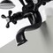 Kingston Brass KS227MB Deck Mount Clawfoot Tub Faucet with Hand Shower, Matte Black KS227MB - alternate 5
